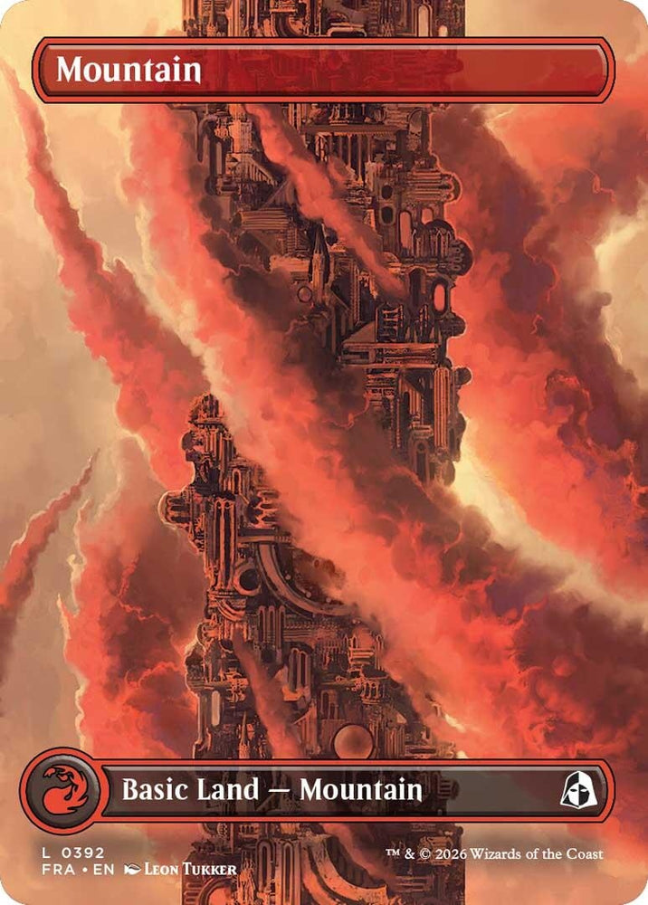 Image for Mountain (Borderless) (0392) (391) (FRA) - Magic: The Gathering
