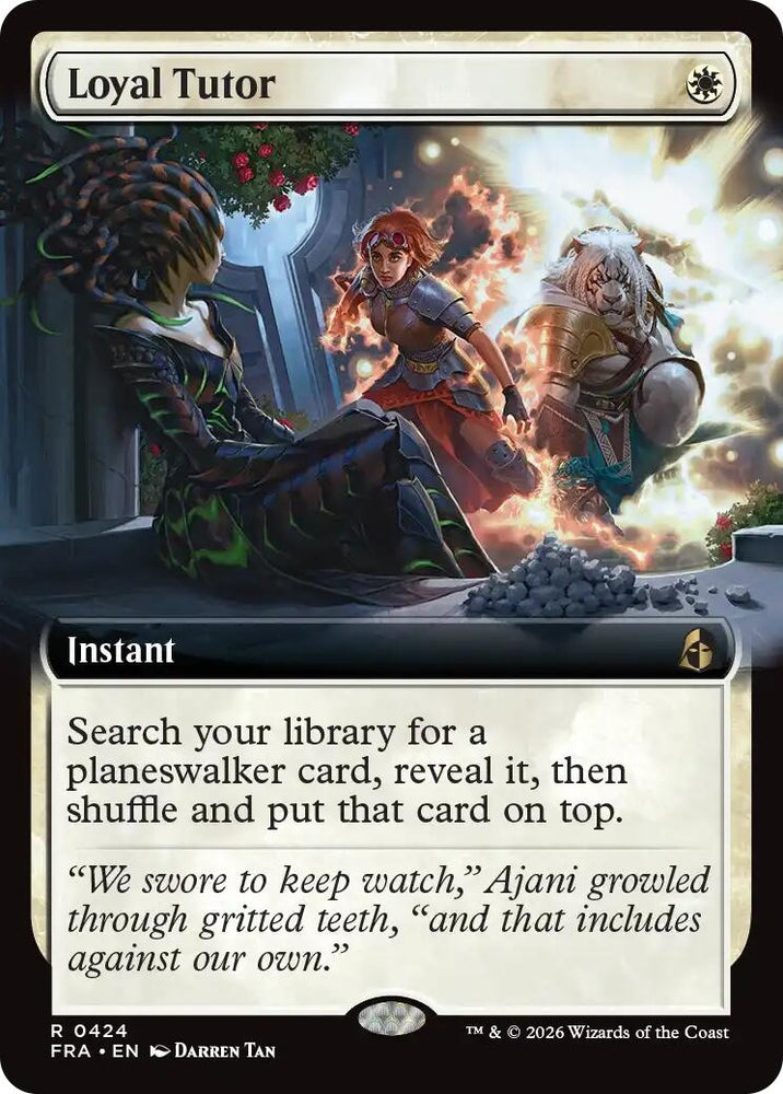 Image for Loyal Tutor (Extended Art) (FRA) - Magic: The Gathering