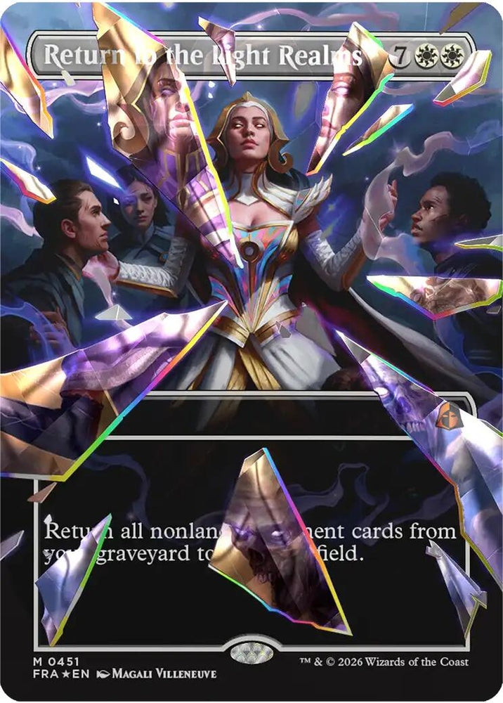 Image for Return to the Light Realms (Borderless) (Facet Foil) (0415) (FRA) - Magic: The Gathering