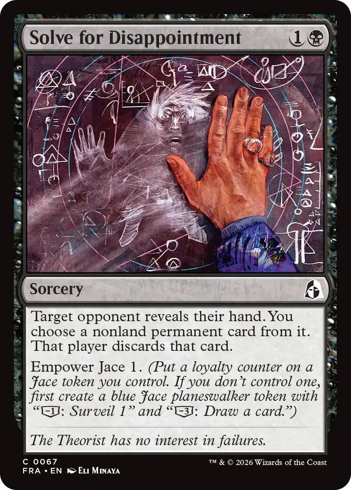 Image for Solve for Disappointment (FRA) - Magic: The Gathering