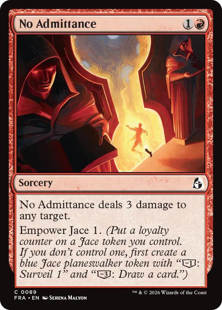 Image for No Admittance (FRA) - Magic: The Gathering