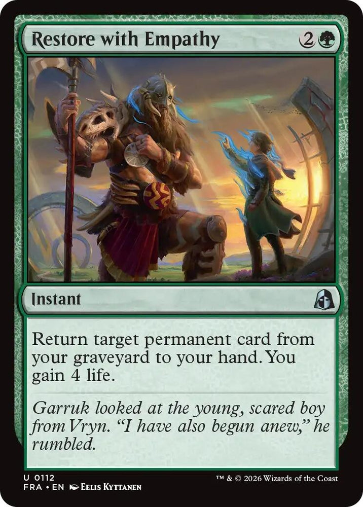 Image for Restore with Empathy (FRA) - Magic: The Gathering