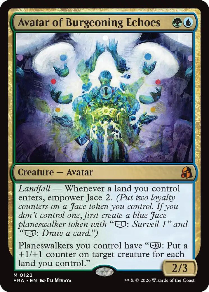 Image for Avatar of Burgeoning Echoes (FRA) - Magic: The Gathering