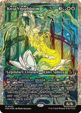 Image for Kwia Vigorbloom (Showcase) (Fracture Foil) (0420) (420) (FRA) - Magic: The Gathering