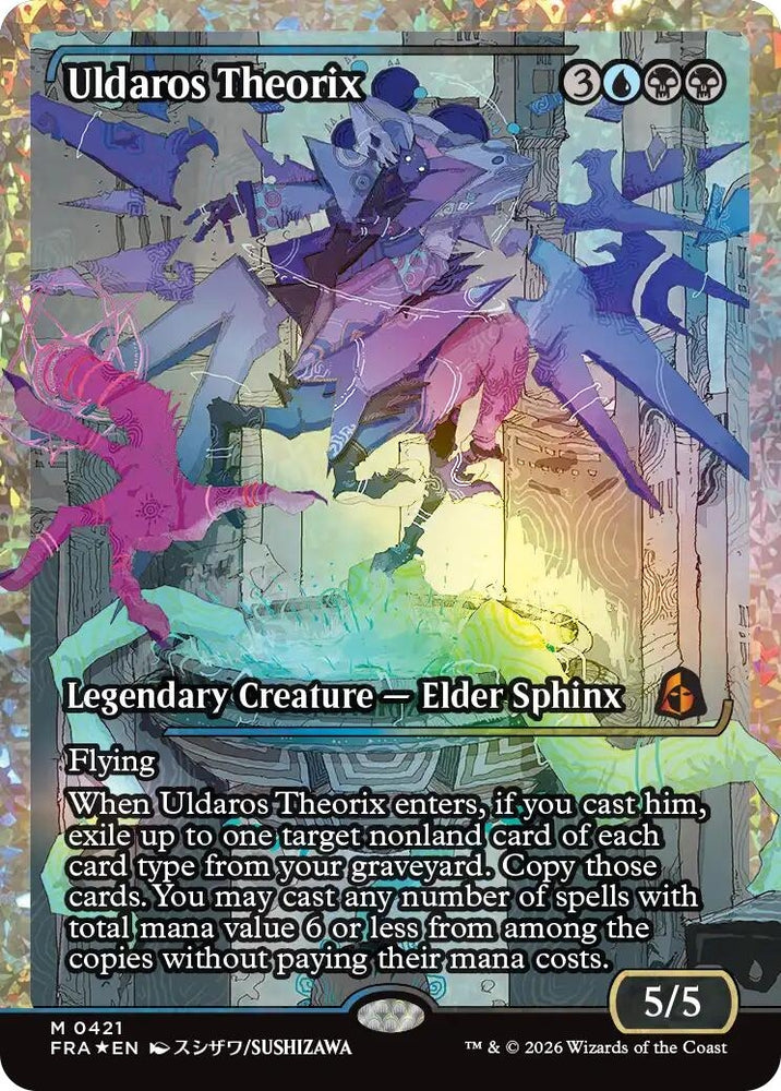 Image for Uldaros Theorix (Showcase) (Fracture Foil) (0421) (421) (FRA) - Magic: The Gathering