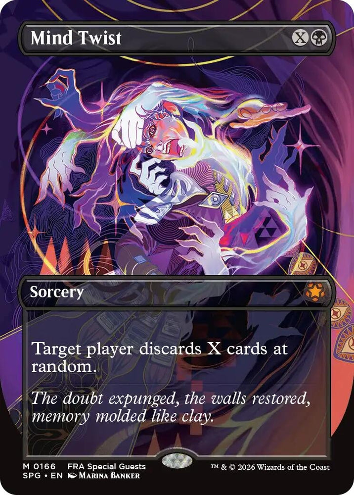 Image for Mind Twist (Borderless) (166) (SPG) - Magic: The Gathering
