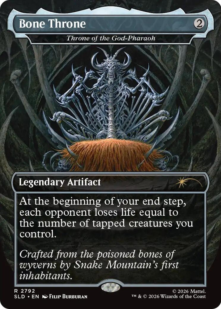 Image for Bone Throne - Throne of the God-Pharaoh (2792) (SLD) - Magic: The Gathering