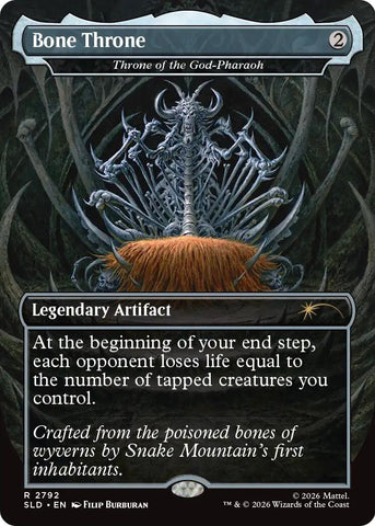 Image for Bone Throne - Throne of the God-Pharaoh (2792) (SLD) - Magic: The Gathering
