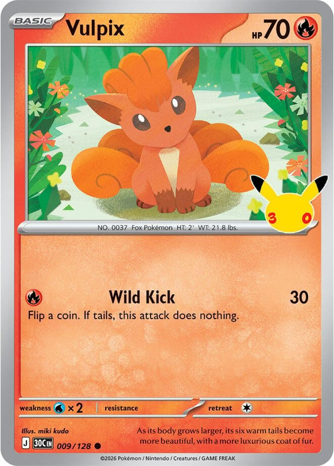 Image for Vulpix (009/128) (30C) - Pokemon