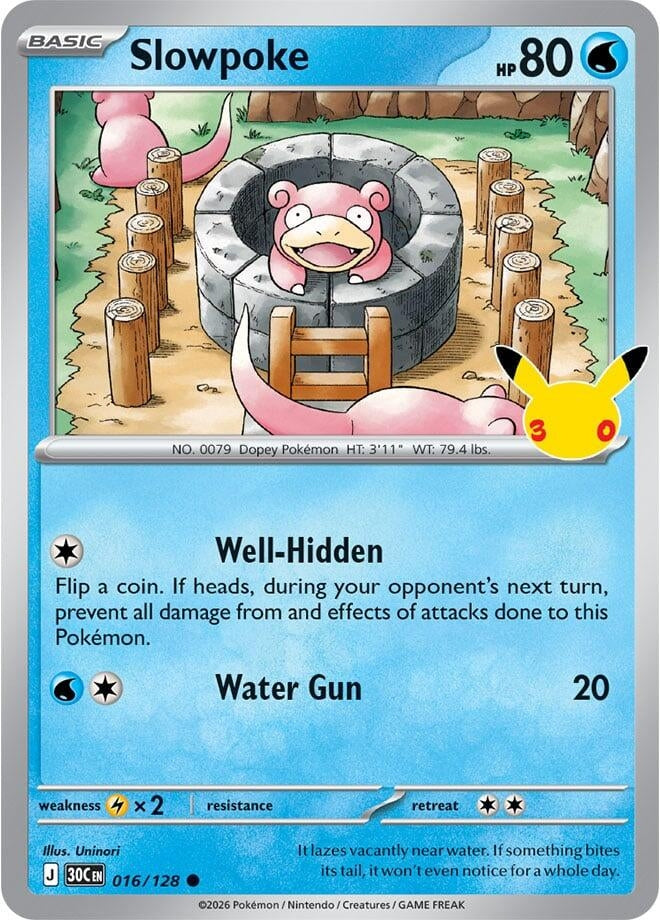 Image for Slowpoke (016/128) (30C) - Pokemon