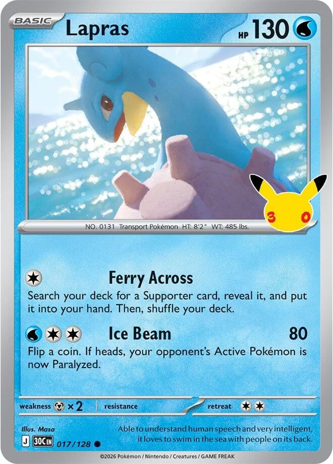Image for Lapras (017/128) (30C) - Pokemon