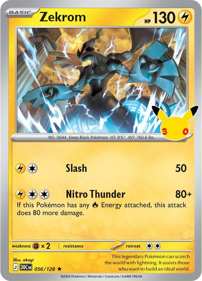 Image for Zekrom (056/128) (30C) - Pokemon