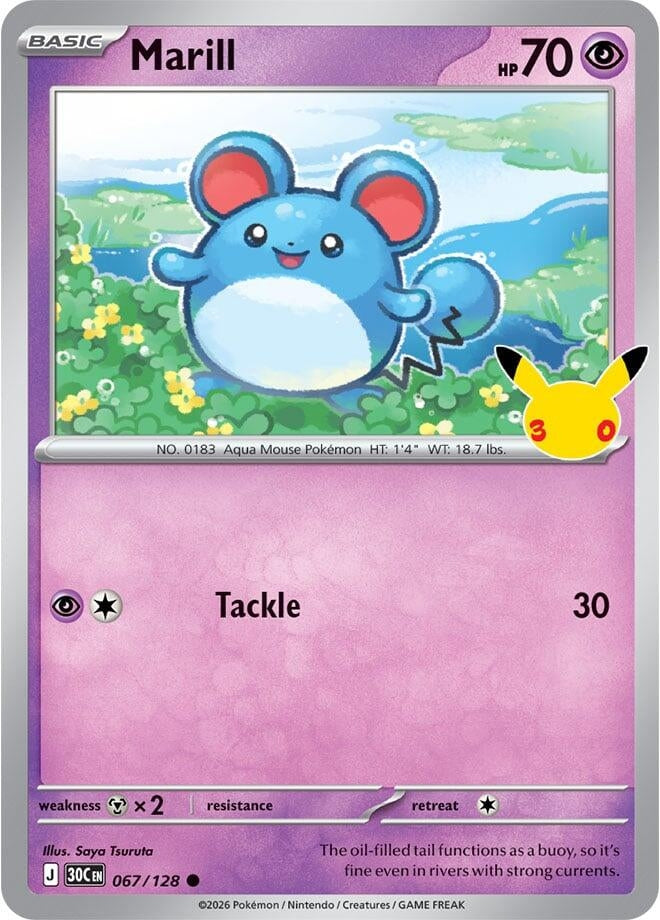 Image for Marill (067/128) (30C) - Pokemon