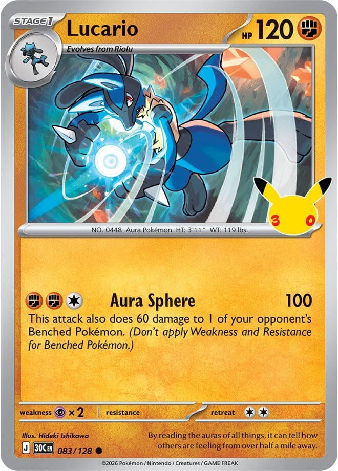 Image for Lucario (083/128) (30C) - Pokemon