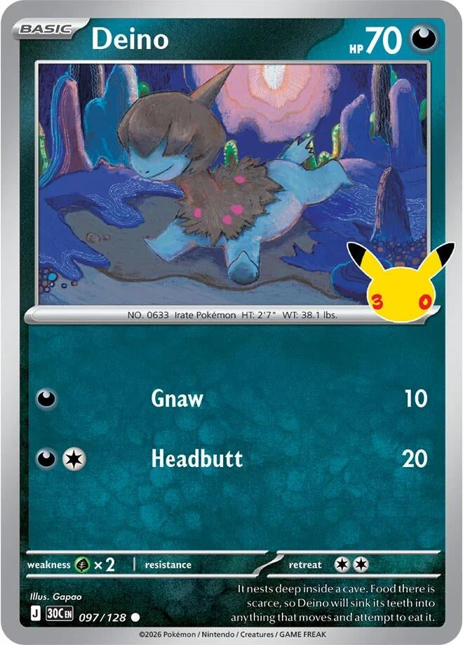 Image for Deino (097/128) (30C) - Pokemon