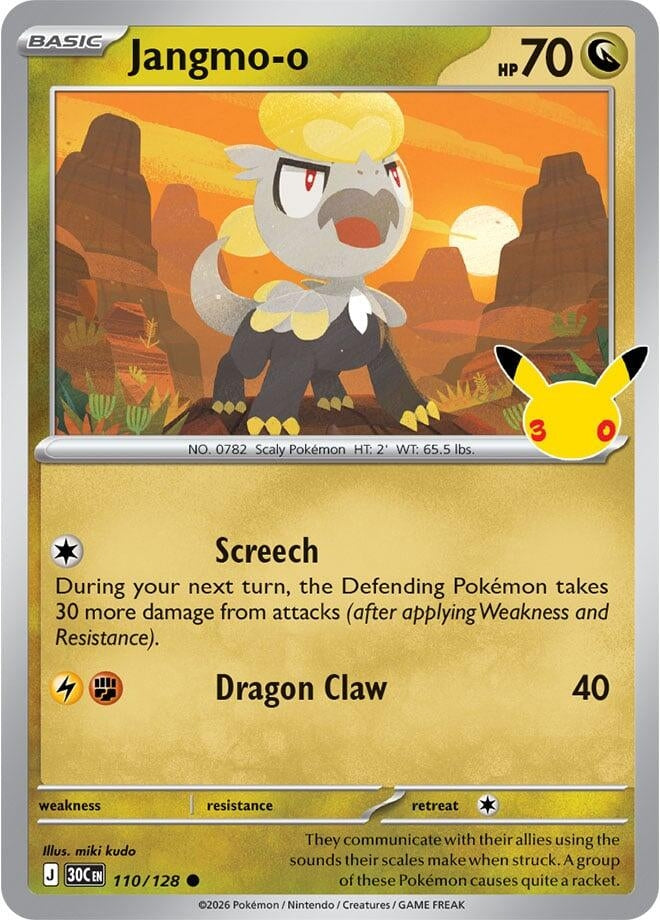 Image for Jangmo-o (110/128) (30C) - Pokemon