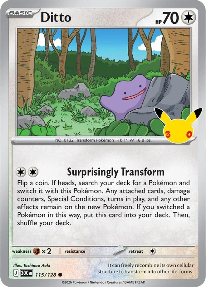 Image for Ditto (115/128) (30C) - Pokemon