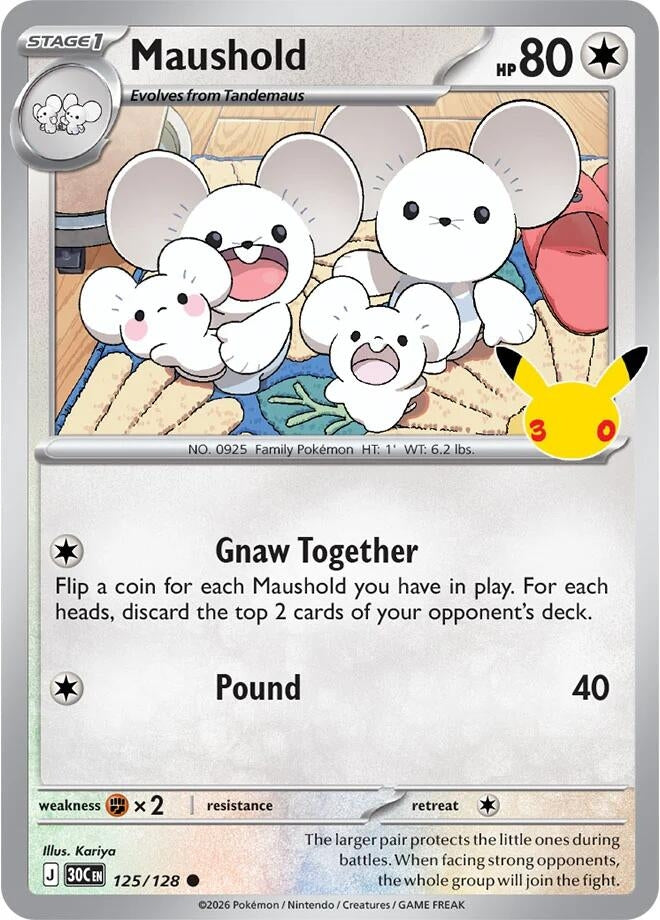 Image for Maushold (125/128) (30C) - Pokemon