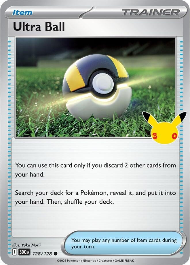 Image for Ultra Ball (128/128) (30C) - Pokemon