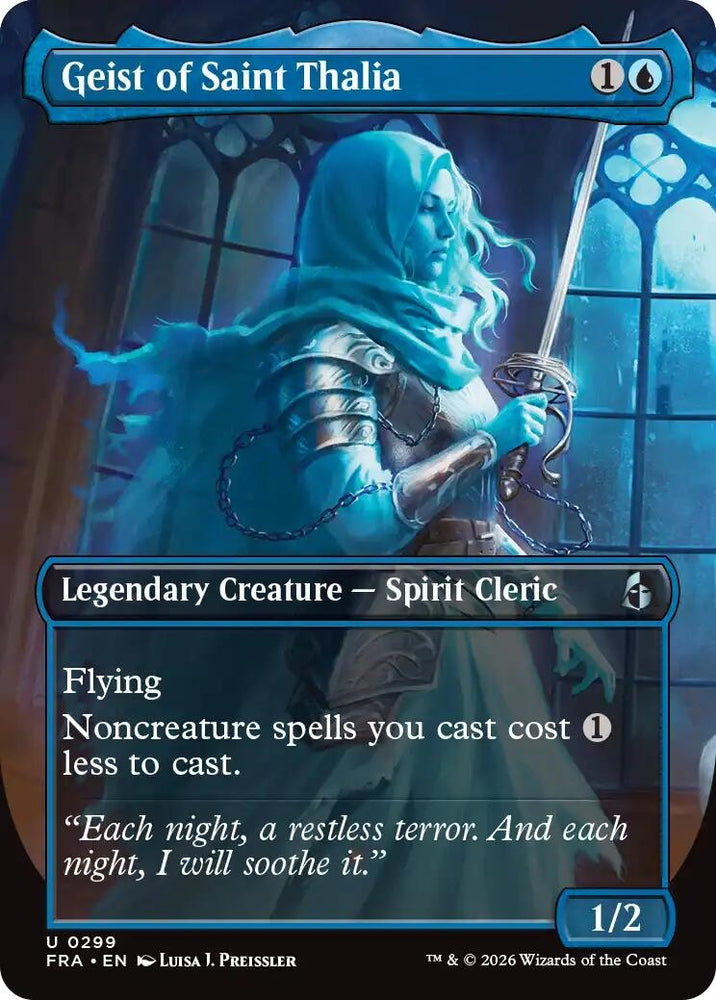 Image for Geist of Saint Thalia (Borderless) (299) (FRA) - Magic: The Gathering