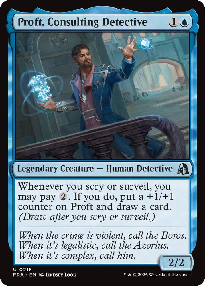 Image for Proft, Consulting Detective (218) (FRA) - Magic: The Gathering
