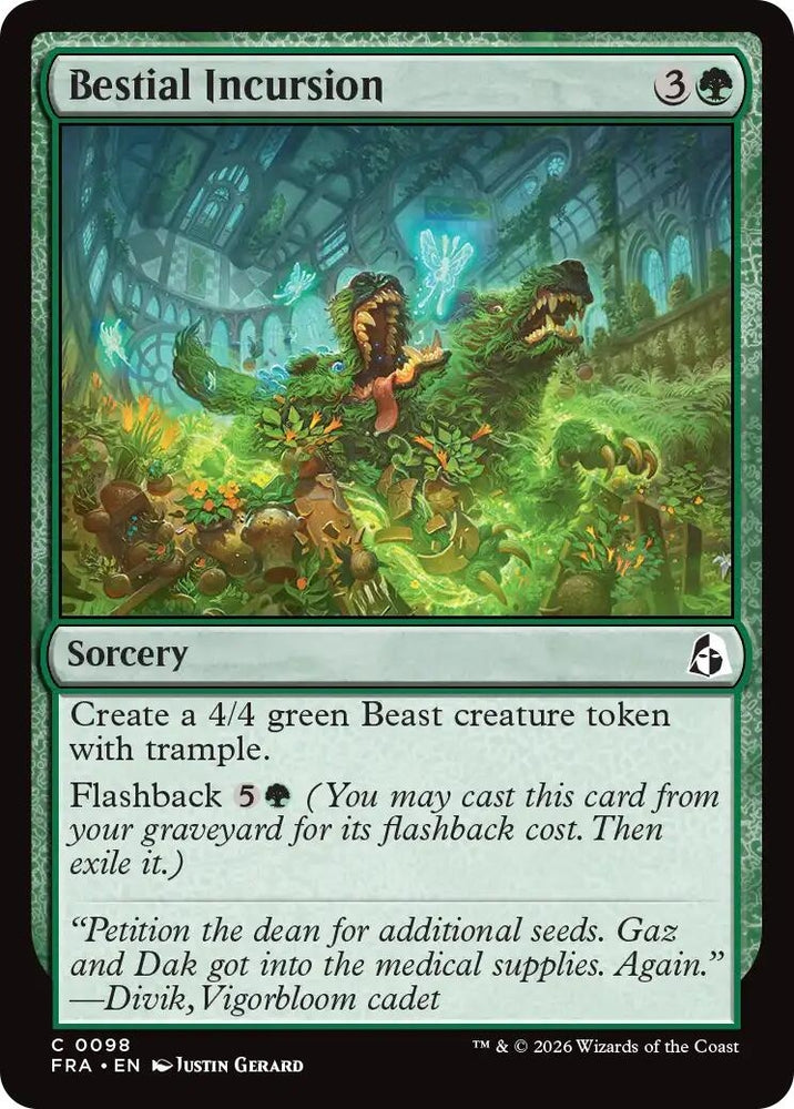 Image for Bestial Incursion (98) (FRA) - Magic: The Gathering