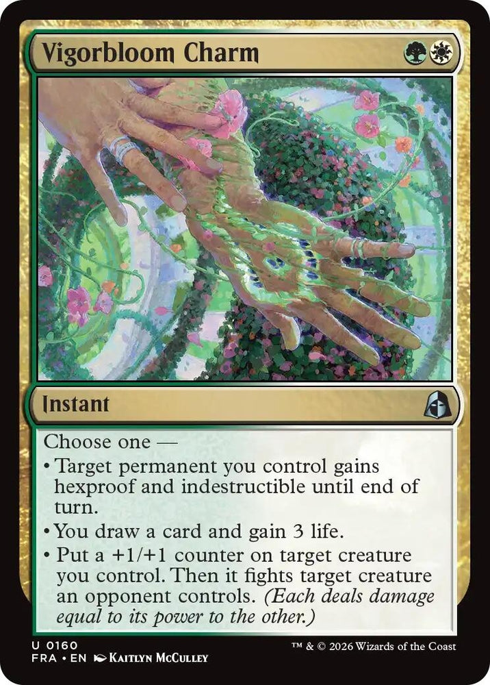 Image for Vigorbloom Charm (160) (FRA) - Magic: The Gathering