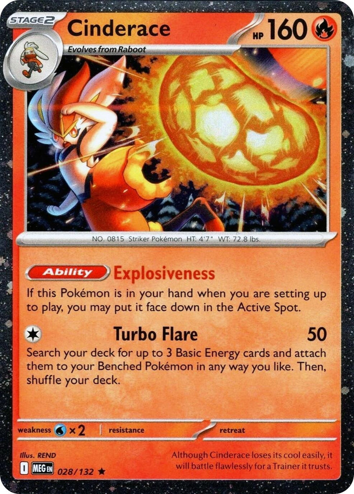 Image for Cinderace - 028/132 (Cosmos Holo) (028/132) (BLE) - Pokemon