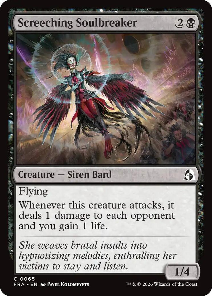 Image for Screeching Soulbreaker (65) (FRA) - Magic: The Gathering
