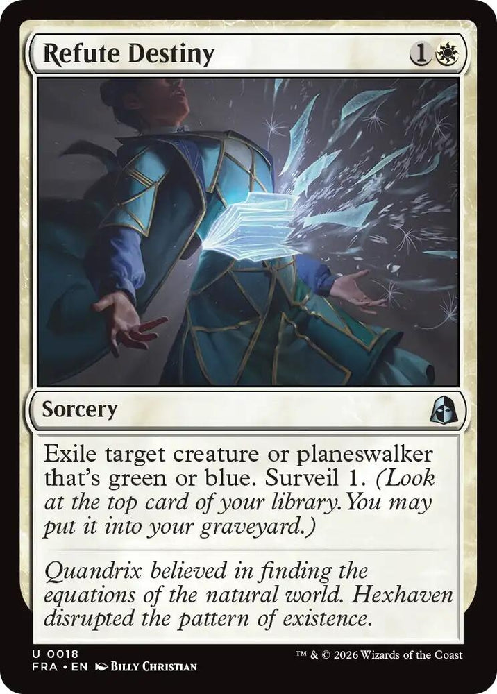 Image for Refute Destiny (18) (FRA) - Magic: The Gathering