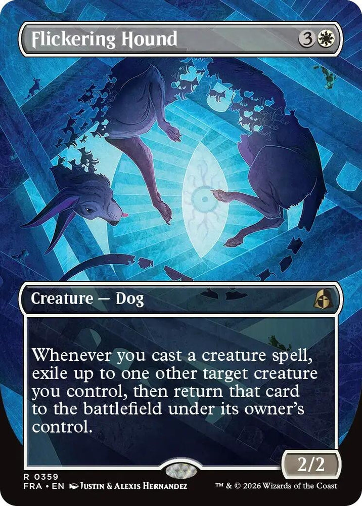 Image for Flickering Hound (Borderless) (359) (FRA) - Magic: The Gathering