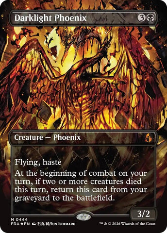 Image for Darklight Phoenix (Borderless) (0444) (444) (FRA) - Magic: The Gathering