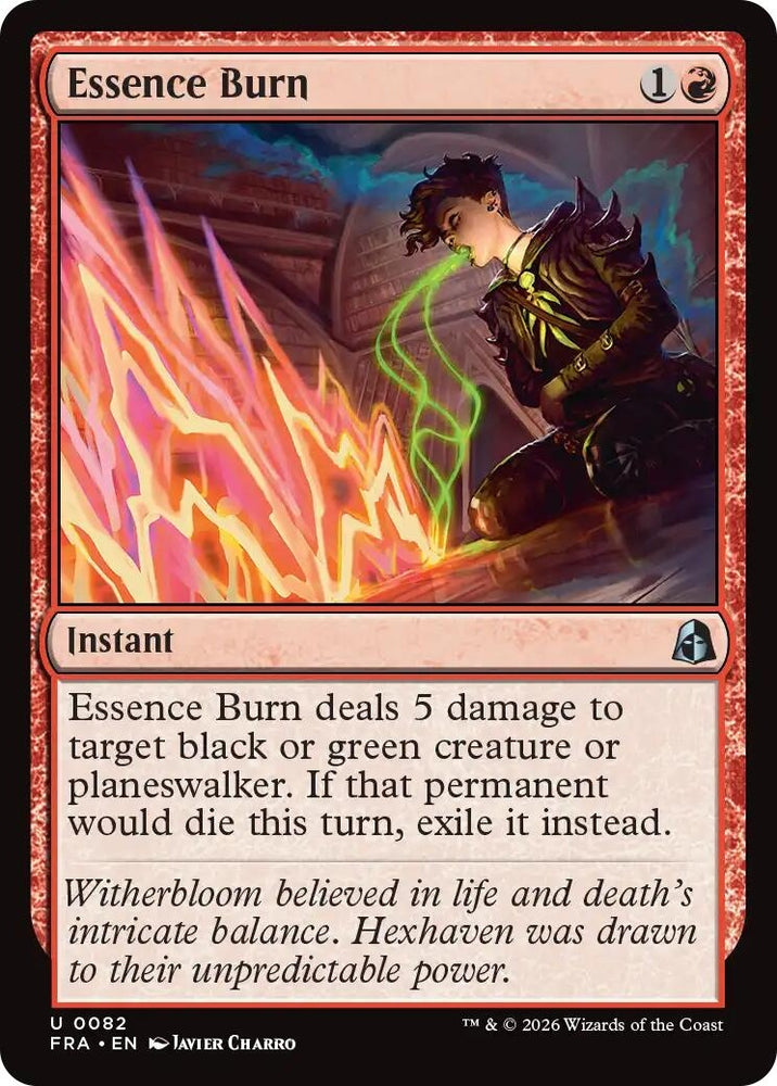 Image for Essence Burn (82) (FRA) - Magic: The Gathering
