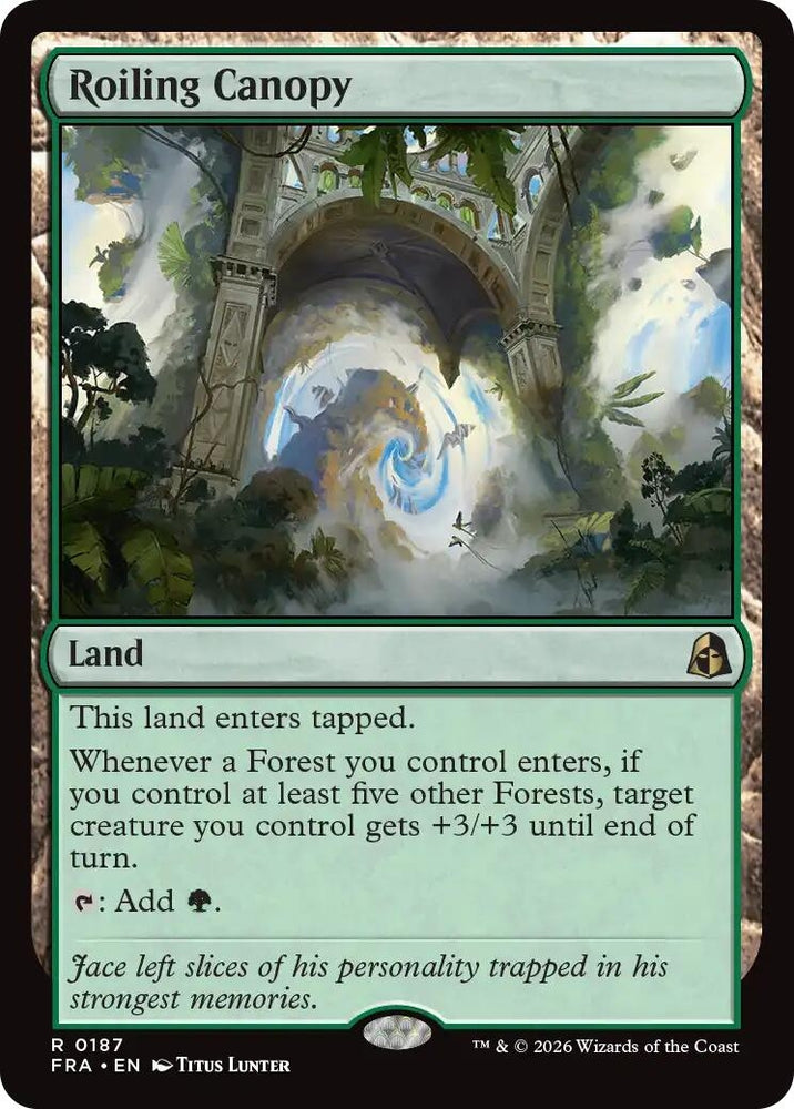 Image for Roiling Canopy (187) (FRA) - Magic: The Gathering
