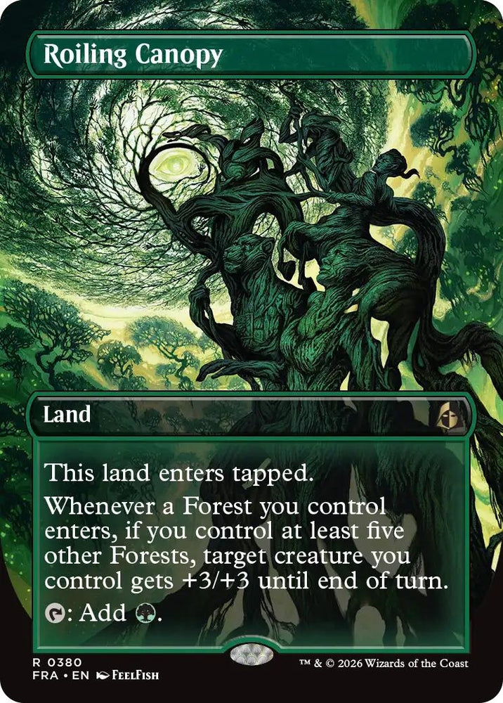Image for Roiling Canopy (Borderless) (380) (FRA) - Magic: The Gathering