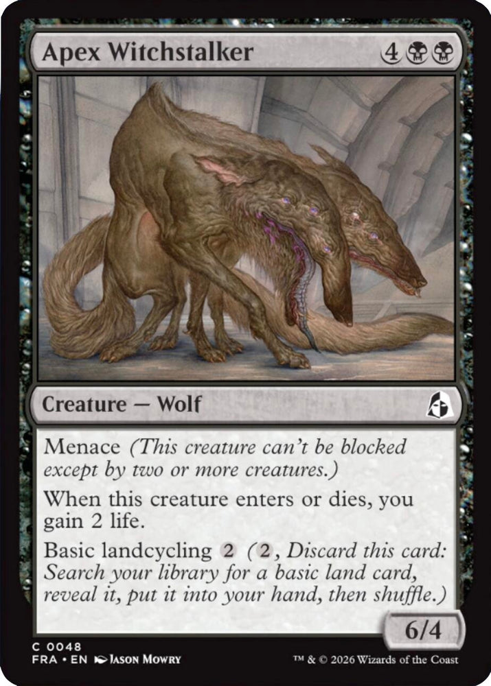 Image for Apex Witchstalker (48) (FRA) - Magic: The Gathering