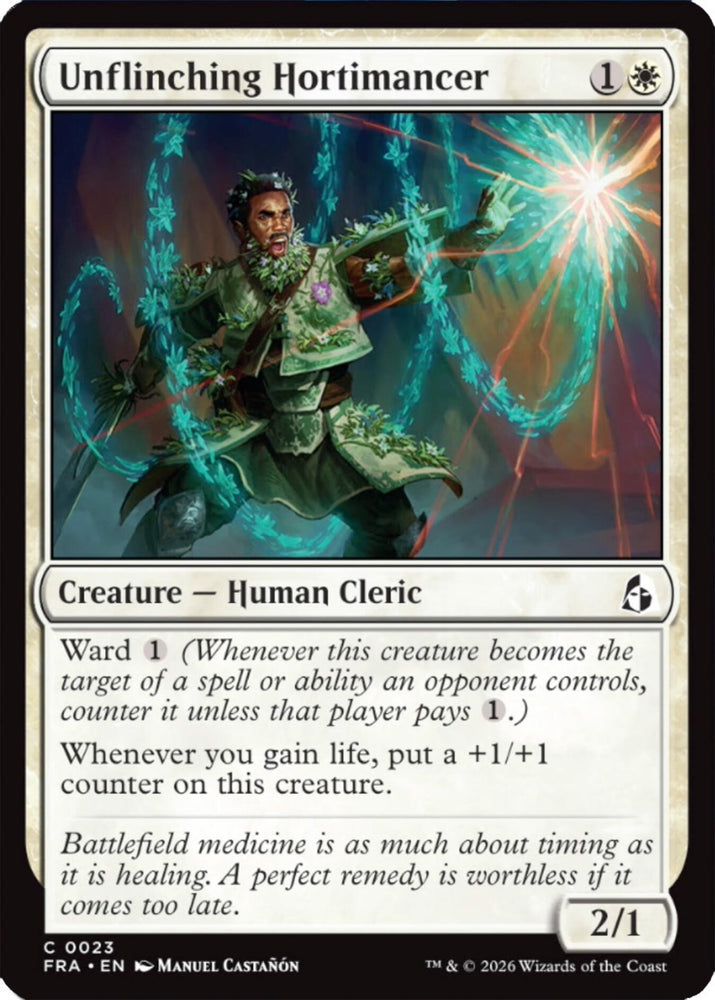 Image for Unflinching Hortimancer (23) (FRA) - Magic: The Gathering