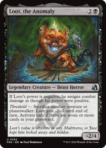 Image for Loot, the Anomaly (232) (FRA) - Magic: The Gathering