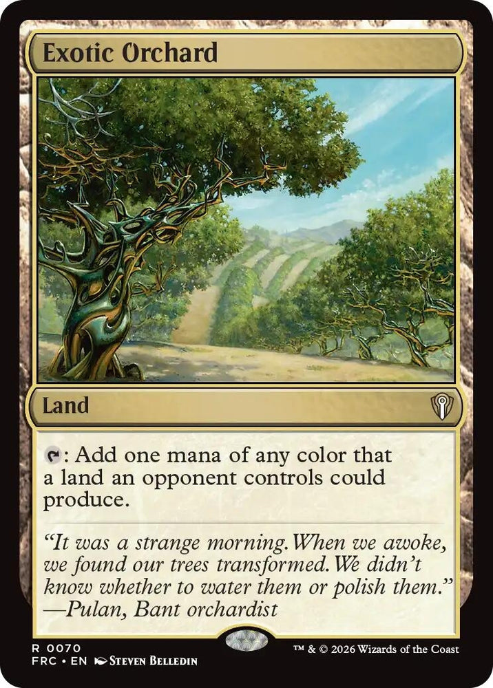Image for Exotic Orchard (70) (FRC) - Magic: The Gathering