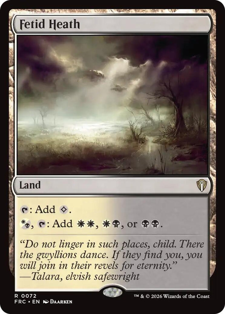 Image for Fetid Heath (72) (FRC) - Magic: The Gathering