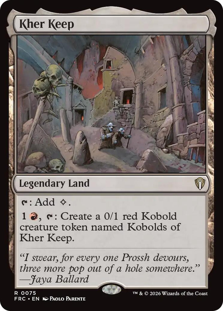 Image for Kher Keep (75) (FRC) - Magic: The Gathering