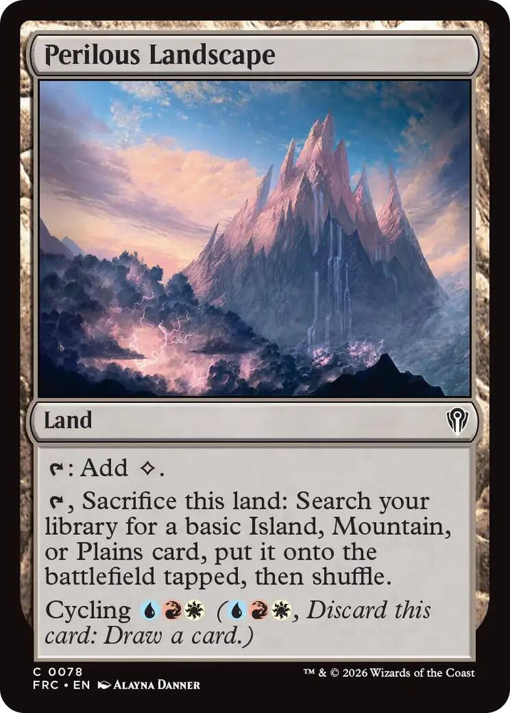 Image for Perilous Landscape (78) (FRC) - Magic: The Gathering