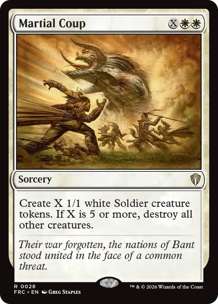 Image for Martial Coup (28) (FRC) - Magic: The Gathering