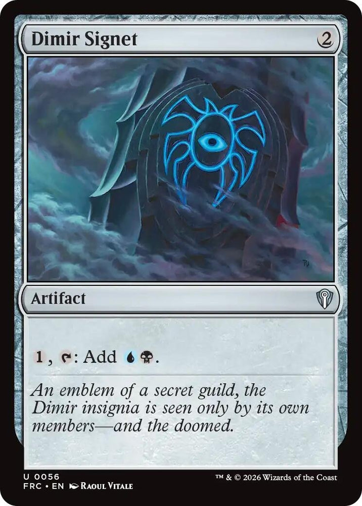 Image for Dimir Signet (56) (FRC) - Magic: The Gathering