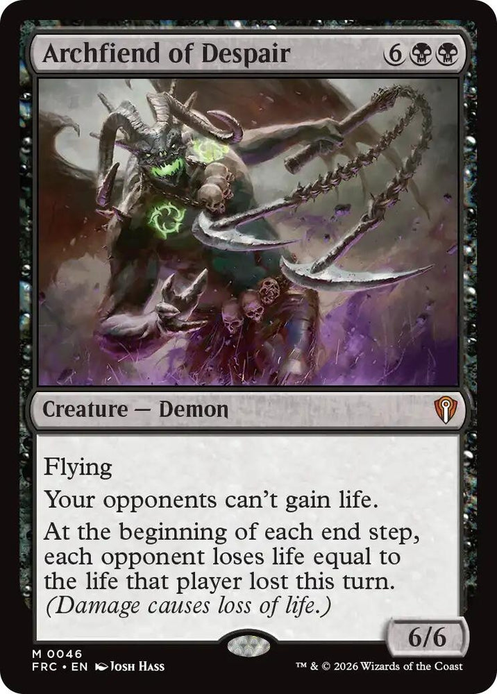 Image for Archfiend of Despair (46) (FRC) - Magic: The Gathering