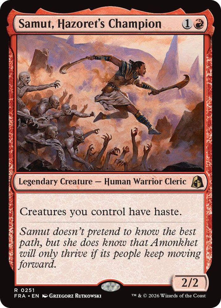 Image for Samut, Hazoret's Champion (251) (FRA) - Magic: The Gathering