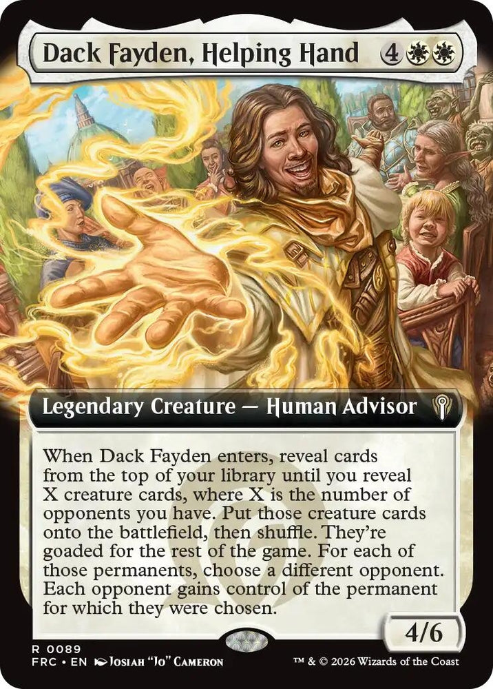 Image for Dack Fayden, Helping Hand (Extended Art) (89) (FRC) - Magic: The Gathering