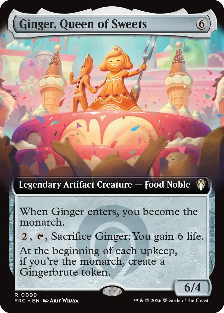 Image for Ginger, Queen of Sweets (Extended Art) (99) (FRC) - Magic: The Gathering
