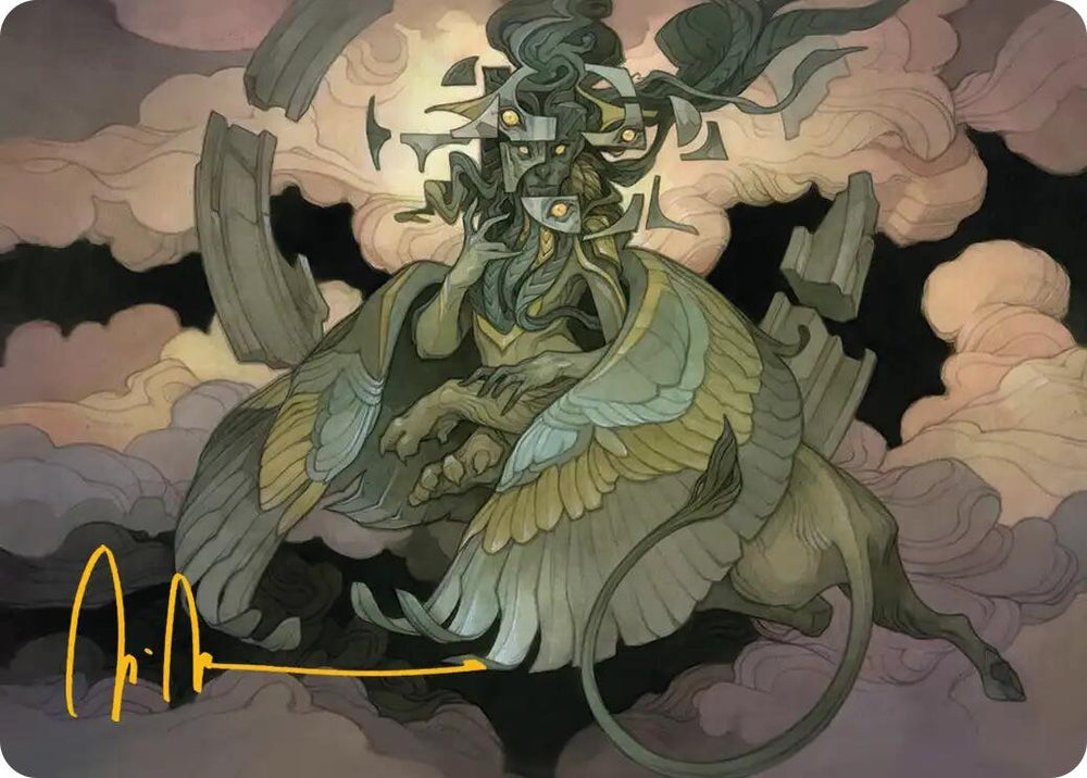 Image for Sphinx of False Conclusions Art Card (Gold-Stamped Signature) (7) (ASFRA) - Magic: The Gathering