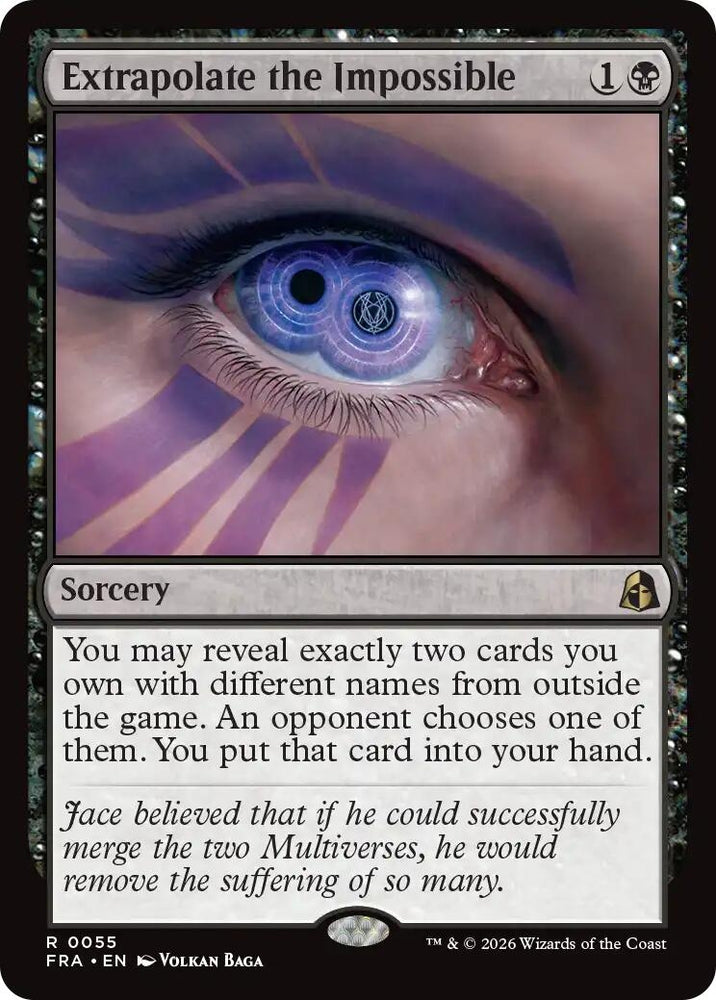 Image for Extrapolate the Impossible (55) (FRA) - Magic: The Gathering